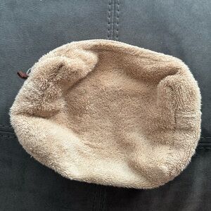 Terry cloth makeup bag